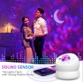 Smart Voice Control Galaxy Kids Space Moving Water Wave Moon Star Nebula Lamp