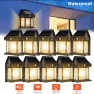 Solar-powered Motion Sensor Garden Lights - Waterproof Outdoor Security Lanterns