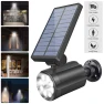 Solar-powered Motion Sensor Wall Mount Security Camera Lights