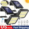 Solar-powered Outdoor Lamp with Motion Sensor - Waterproof, Matte Metal, 3 Lighting Modes
