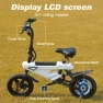 Electric Bike for Adults 500W Motor, 20 MPH, 14'' Frame with Removable Fast-Charging Battery, VDL