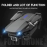 Foldable Drone with HD WiFi Dual Cameras and Obstacle Avoidance, E88