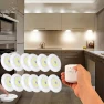 Smart Wireless LED Under-Cabinet Lights - 12pcs/6pcs COB Night Light with Remote