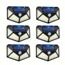 Outdoor Solar Motion Sensor Wall Lights with 100 LEDs