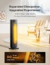 Oscillating Ceramic Tower Indoor Space Heater with Remote Control, PELONIS