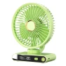 LED Smart Digital Display Desktop Night Light Fan