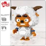Strong Smart Sheep Stupid Wolf Cartoon Animal Monster Pet Mini Diamond Blocks Bricks Building Toy, Fun Building Blocks