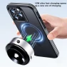 Wireless Car Charger with Powerful Vacuum Phone Holder, SEOBIOG