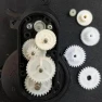 Robot Vacuum Side Brush and Motor Gearbox Set, Picture Hung