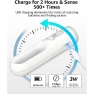 Rechargeable Motion Sensor Night Light 2-in-1 Portable LED Night Light Flashlight, LifeImpree