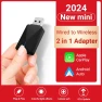 Wireless Mini Box 2-in-1 CarPlay Android Auto Adapter — Car Infotainment System, Dream Garage