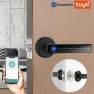 Smart Door Lock Handle with Fingerprint Key Card — Smart Lock, YDM Beauty Life