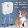 Smart Odor Eliminator for Cat Litter — Self-Cleaning Litter Box, GYROBALL