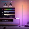 Smart Adjust RGB LED Corner Floor Lamp, IOHFOI