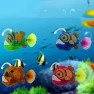 Battery-Powered Swimming Robot Fish Toy, flower 01