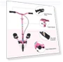 Foldable Wiggle Kick Scooter — Ride-On Toys, AODI