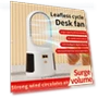 Bladeless USB Desk Fan — Portable USB Fans, JOHO