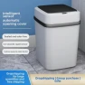 Large Smart Induction Trash Bin with Lid, VividTrove