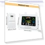 Smart Weather Station with Color Screen — Home Climate Control, Houspace