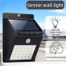 LED Solar Light Outdoor Wall Lamp, JUDING