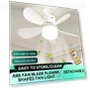 LED Ceiling Fan with Remote Control — Ceiling Fans, Household supplies MH