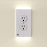 Small Night Light with Touch Panel and Socket, happyyu