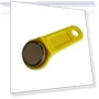 Readable RFID Touch Memory Key — Biometric Security, Sour Green