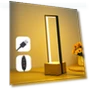 Black Aluminum Frame with Wooden Base Touch Control Night Light — Lamps & Shades, TOMTOP JMS