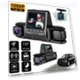 3-Lens Dash Cam Front and Inside 1080P — Dashboard Cameras, Fugare