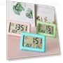 Digital LCD Display Silent Desk Clock with Temperature Sensor — Clocks, Rainbow Rain