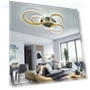 Modern LED Smart Ceiling Light — Overhead Lighting, Rainbow Rain