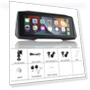 Portable Wireless Motorcycle CarPlay Android Auto Touch Screen — Navigation & GPS Accessories, ToyousoniC
