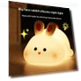 Silicone Rabbit Night Light — Lamps & Shades, AI Supermarket
