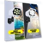 Solar-Powered LED Wall Lights — Outdoor Security & Flood Lighting, KITCHEN-MALL