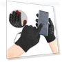 USB Heated Gloves — Gloves & Mittens, Rainbow Rain