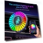 Smart LED Symphony Sound Control Pickup Light RGB Music Rhythm Ambient Lamp — LED, A Surname Home