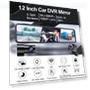 12-inch Touchscreen Mirror Dash Cam — Dashboard Cameras, JOHO