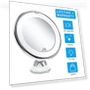 Flexible Makeup Mirror with LED Lighting — Handheld, Light makeup
