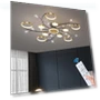 Luxury LED Ceiling Chandelier with Smooth Brightness Adjustment — Overhead Lighting, Seahorse Home