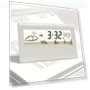 Silent Smart LED Desk Clock — Desk & Shelf, Homeware Essentials