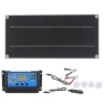 60W 18V Solar Panel Kit with 100A Charge Controller — Solar Charge Controller, Aneng Diagnostic Tools