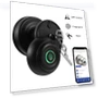 Smart Door Handle with Fingerprint Scanner — Biometric Security, Homeware Essentials