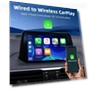 2-in-1 Wired and Wireless CarPlay and Android Auto AI Box Dongle — Phone Accessories, Auto Launcher