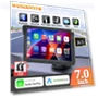 7-inch Wireless Carplay Android Auto Car Stereo — Stereo Receivers, Auto Accessories Home