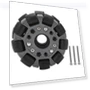 Double Plastic Omnidirectional Wheel — Robotic Enhancements, TOMTOP JMS