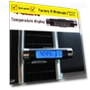 LED Ventilation Vent Car Light with Thermometer and Clock Display — Clock, AI Supermarket