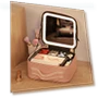 Smart LED Cosmetic Bag with Mirror — Cosmetic Cases, World Auto Parts