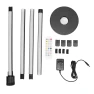 Corner Floor Lamp with App and Remote Control, KONNWEI