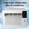 Portable Air Conditioner with Universal Touch Remote Control, Modern Home Furnishing