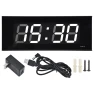 Digital Wall Clock with Auto Brightness Adjustment, Vestidos
